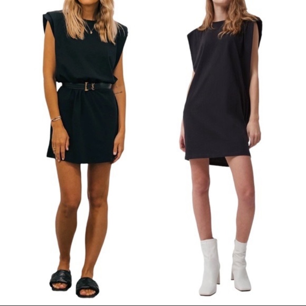 Anine Bing Black Mini Dress